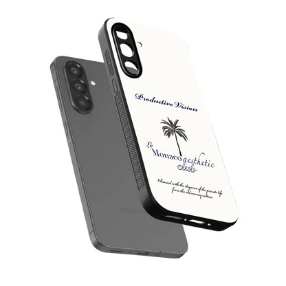 Monaco Aesthetic sleek samsung galaxy a37 5g cover with tempered glass back and TPU edges