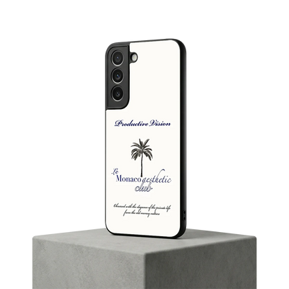 Monaco Aesthetic samsung galaxy s22 mobile cover | shockproof glass phone case