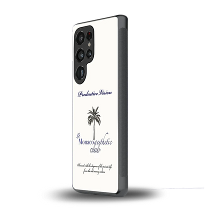 Monaco Aesthetic samsung galaxy s25 ultra mobile cover | shockproof glass phone case