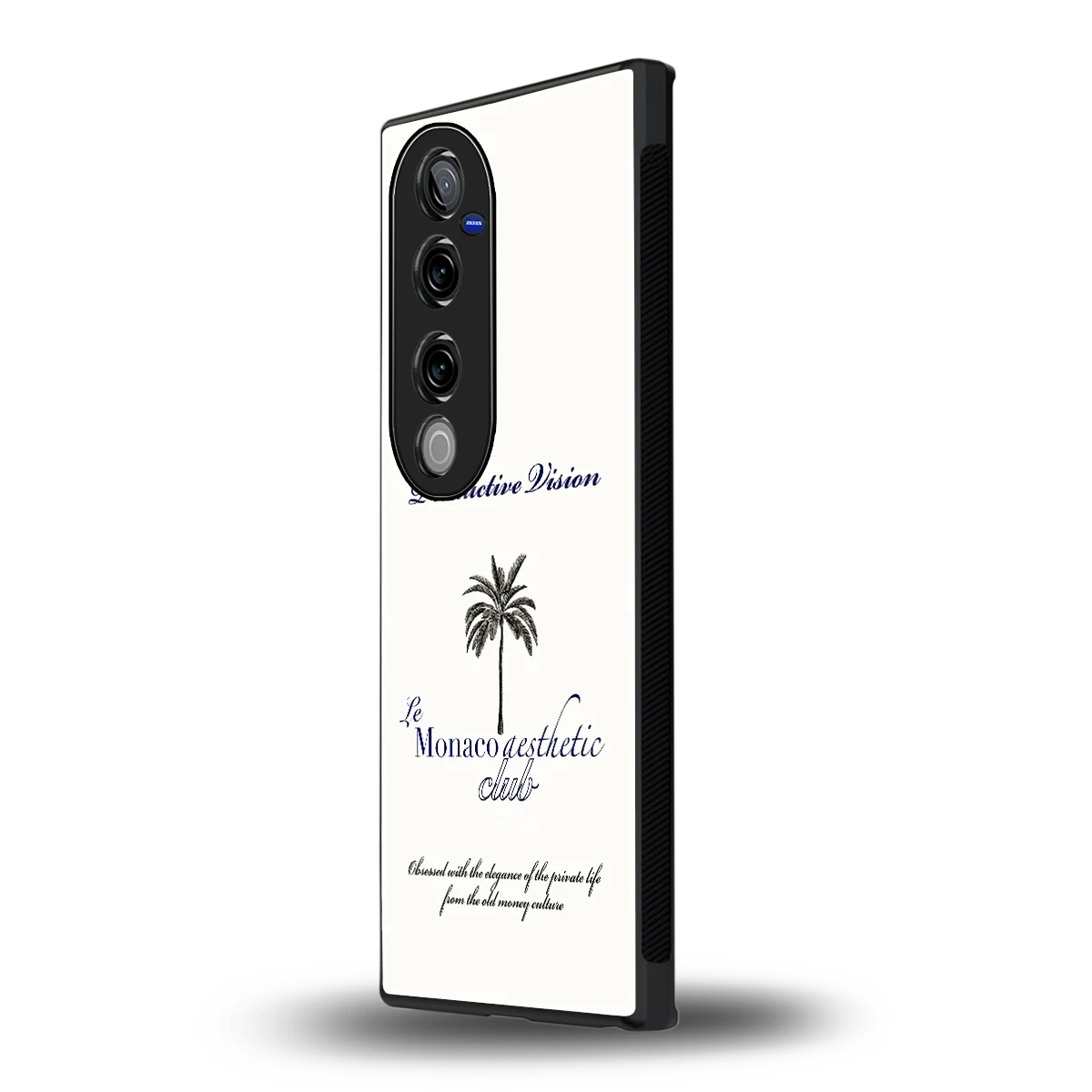 Monaco Aesthetic vivo v40 pro mobile cover | shockproof glass phone case