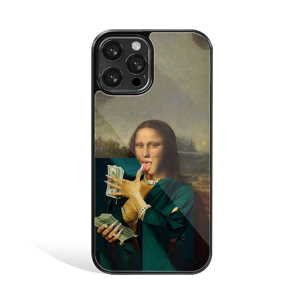 Premium Glass Back Mobile Phone Cover for iPhone, Samsung, OnePlus, Google Pixel, Redmi, Oppo, Vivo & Realme