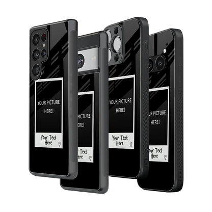 Polaroid Personalised Glass Phone Case