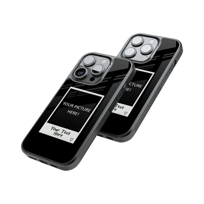 Polaroid Personalised Glass Phone Case