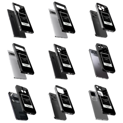 Polaroid Personalised Glass Phone Case