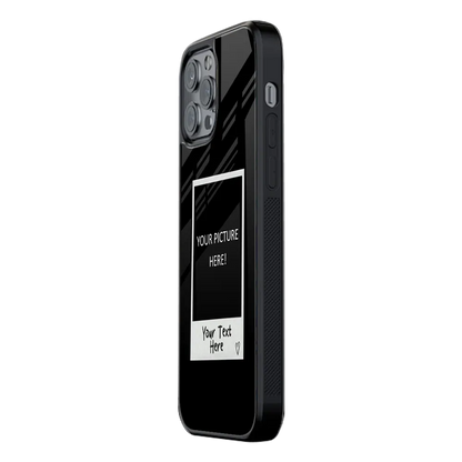 Polaroid Personalised Glass Phone Case