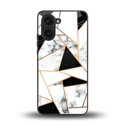 Monochrome Mosaic back phone cover | glass case for oneplus nord ce5 5g