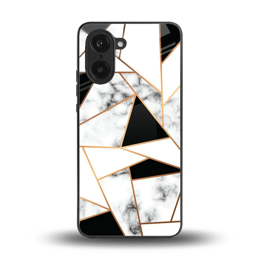 Monochrome Mosaic back phone cover | glass case for oneplus nord ce5 5g