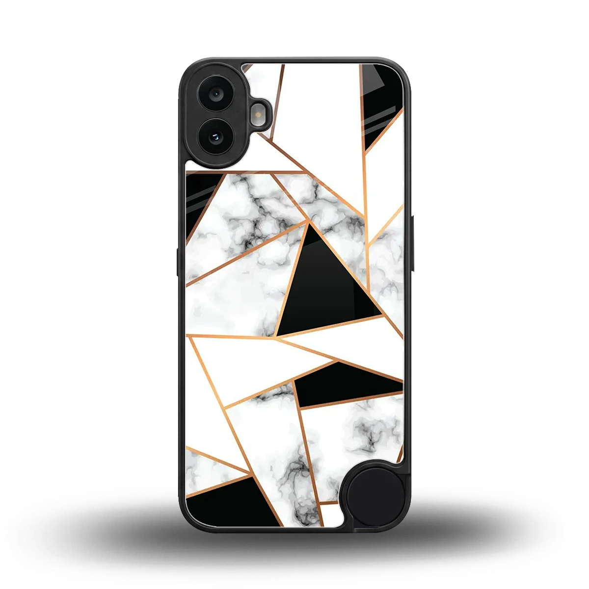 Monochrome Mosaic back phone cover | glass case for cmf nothing phone 1