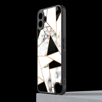 Monochrome Mosaic cmf nothing phone 1 mobile cover | shockproof glass phone case