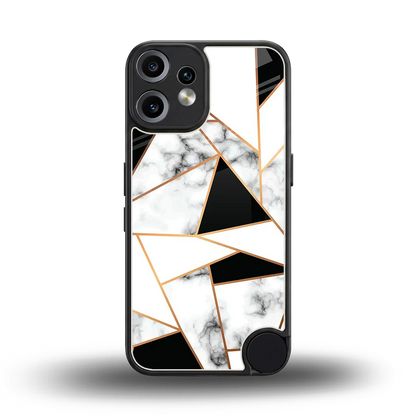 Monochrome Mosaic back phone cover | glass case for cmf nothing phone 2 pro