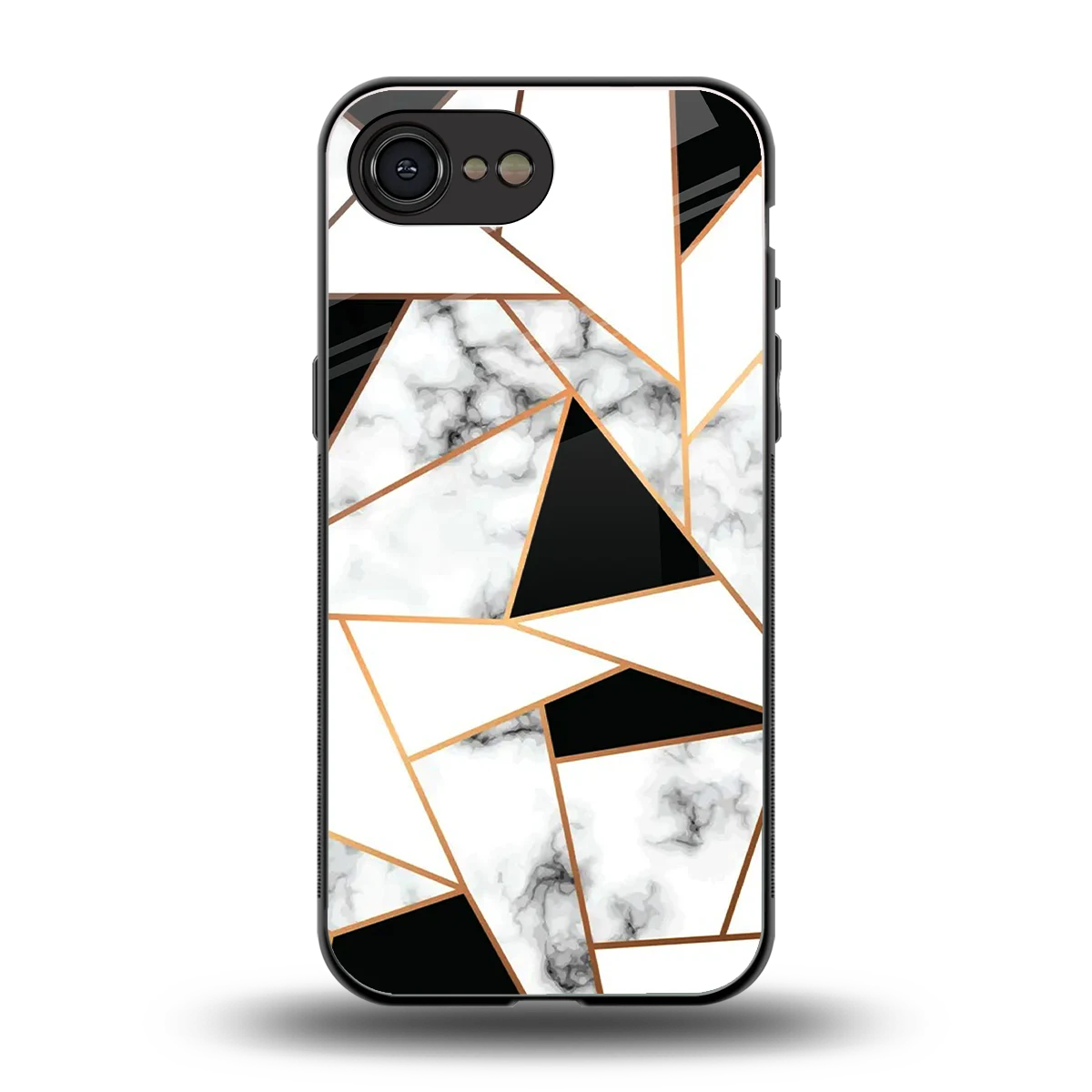 Monochrome Mosaic back phone cover | glass case for iphone 17e