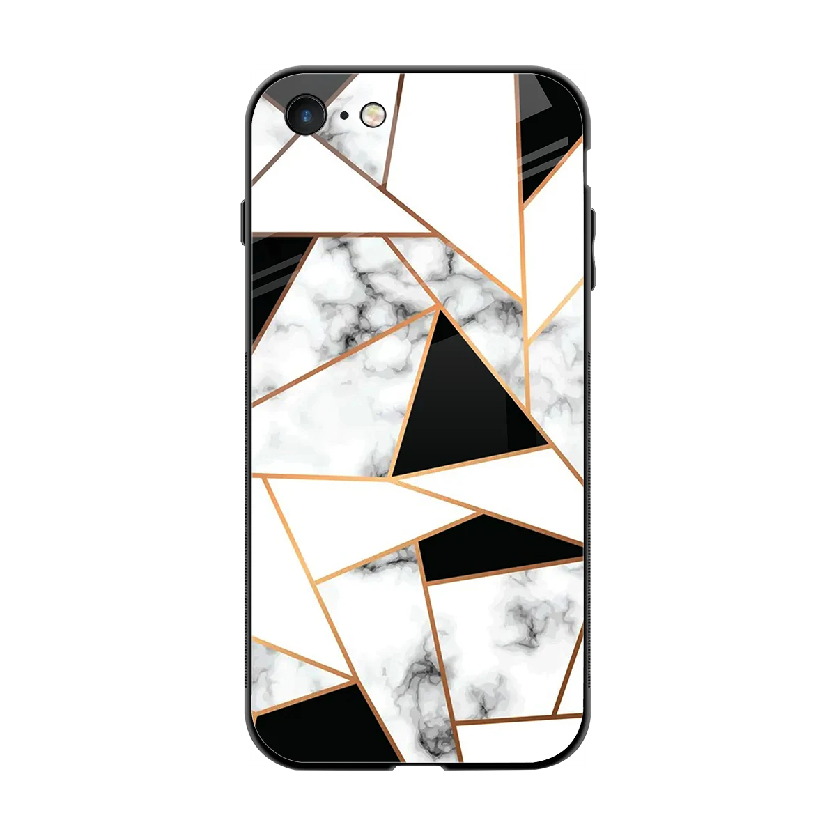 Monochrome Mosaic back phone cover | glass case for iphone 7