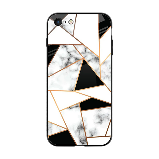 Monochrome Mosaic back phone cover | glass case for iphone 7