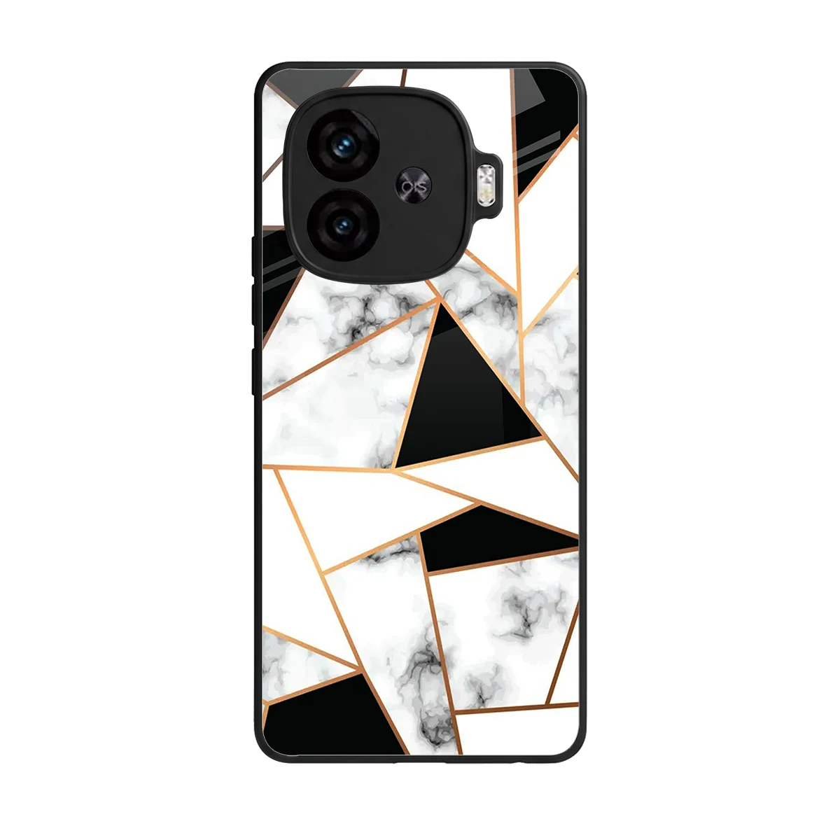 Monochrome Mosaic back phone cover | glass case for iqoo neo 10r 5g