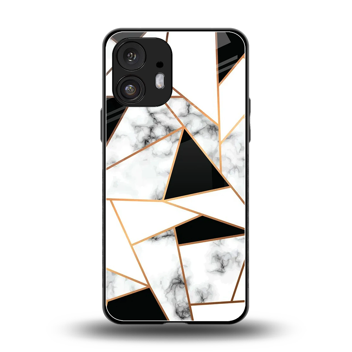 Monochrome Mosaic back phone cover | glass case for nothing phone 2