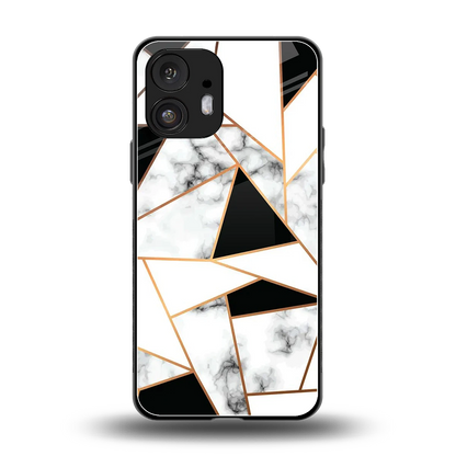 Monochrome Mosaic back phone cover | glass case for nothing phone 2