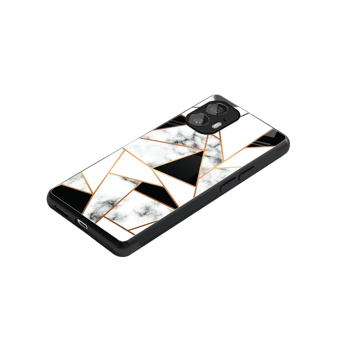Monochrome Mosaic stylish phone case for nothing phone 2 | glossy glass and slim fit