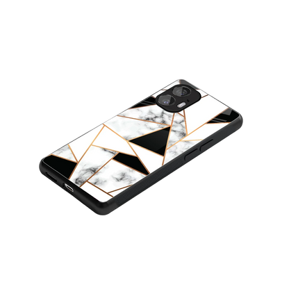 Monochrome Mosaic stylish phone case for nothing phone 2 | glossy glass and slim fit