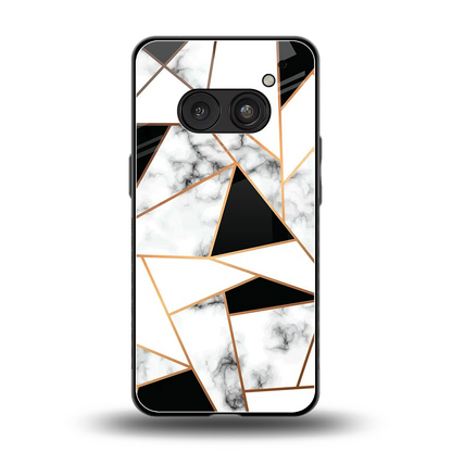 Monochrome Mosaic back phone cover | glass case for nothing phone 2a plus