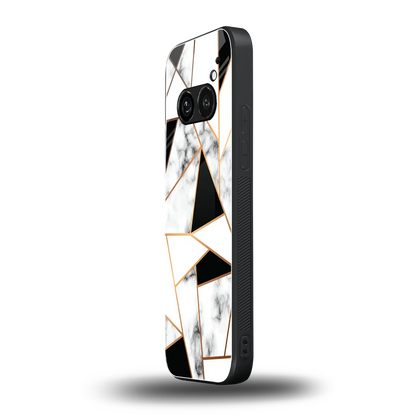 Monochrome Mosaic nothing phone 2a plus mobile cover | shockproof glass phone case