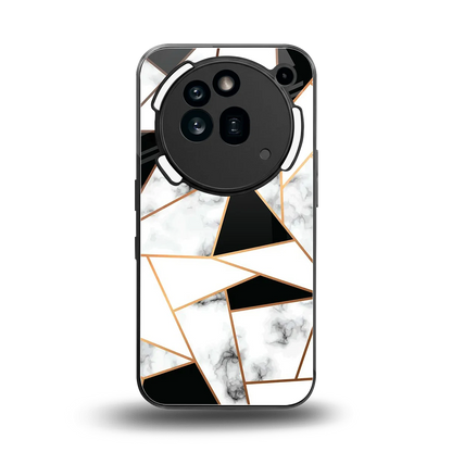 Monochrome Mosaic back phone cover | glass case for nothing phone 3a pro