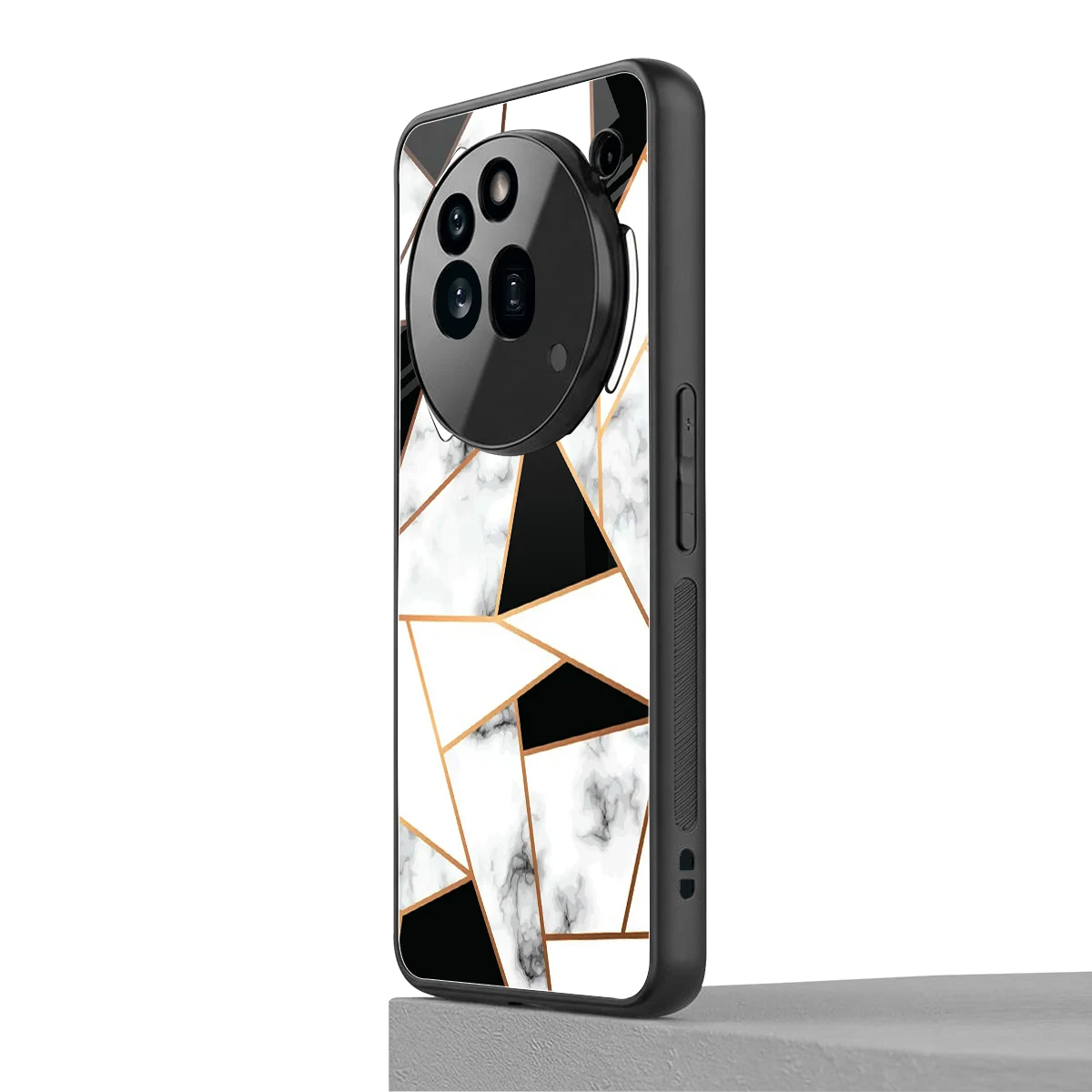 Monochrome Mosaic nothing phone 3a pro mobile cover | shockproof glass phone case