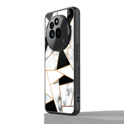 Monochrome Mosaic nothing phone 3a pro mobile cover | shockproof glass phone case