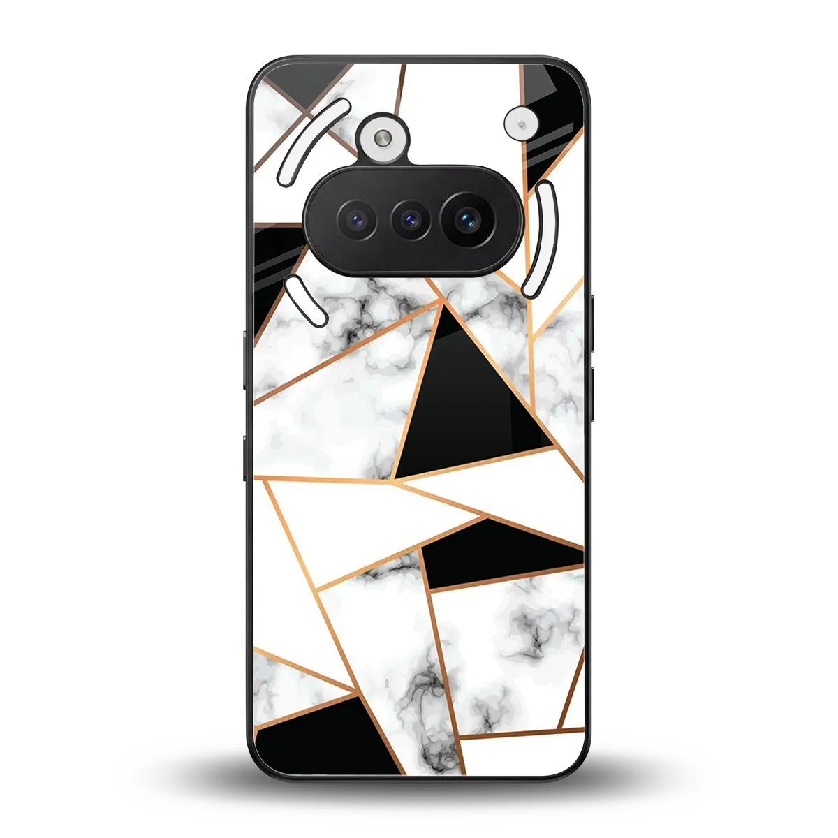Monochrome Mosaic back phone cover | glass case for nothing phone 3a
