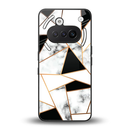 Monochrome Mosaic back phone cover | glass case for nothing phone 3a