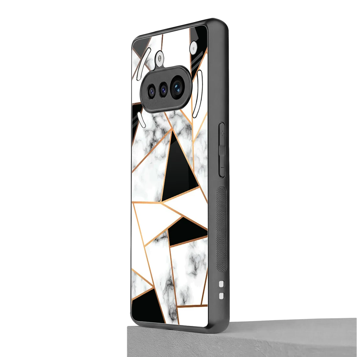 Monochrome Mosaic nothing phone 3a mobile cover | shockproof glass phone case