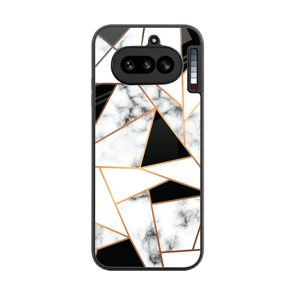 Monochrome Mosaic back phone cover | glass case for nothing phone 4a