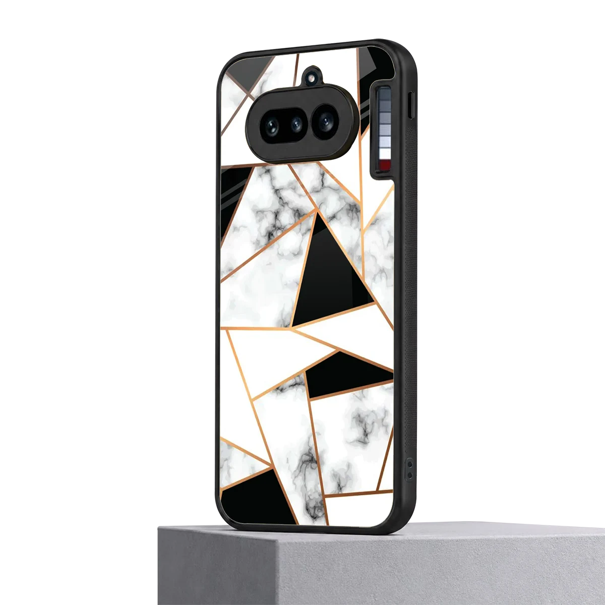 Monochrome Mosaic nothing phone 4a mobile cover | shockproof glass phone case
