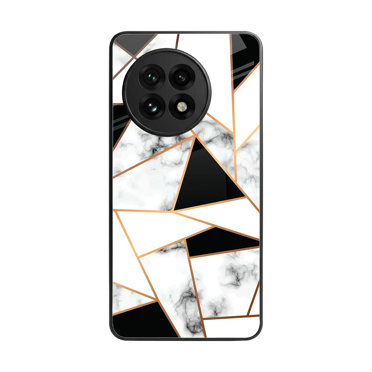 Monochrome Mosaic back phone cover | glass case for oneplus 13r