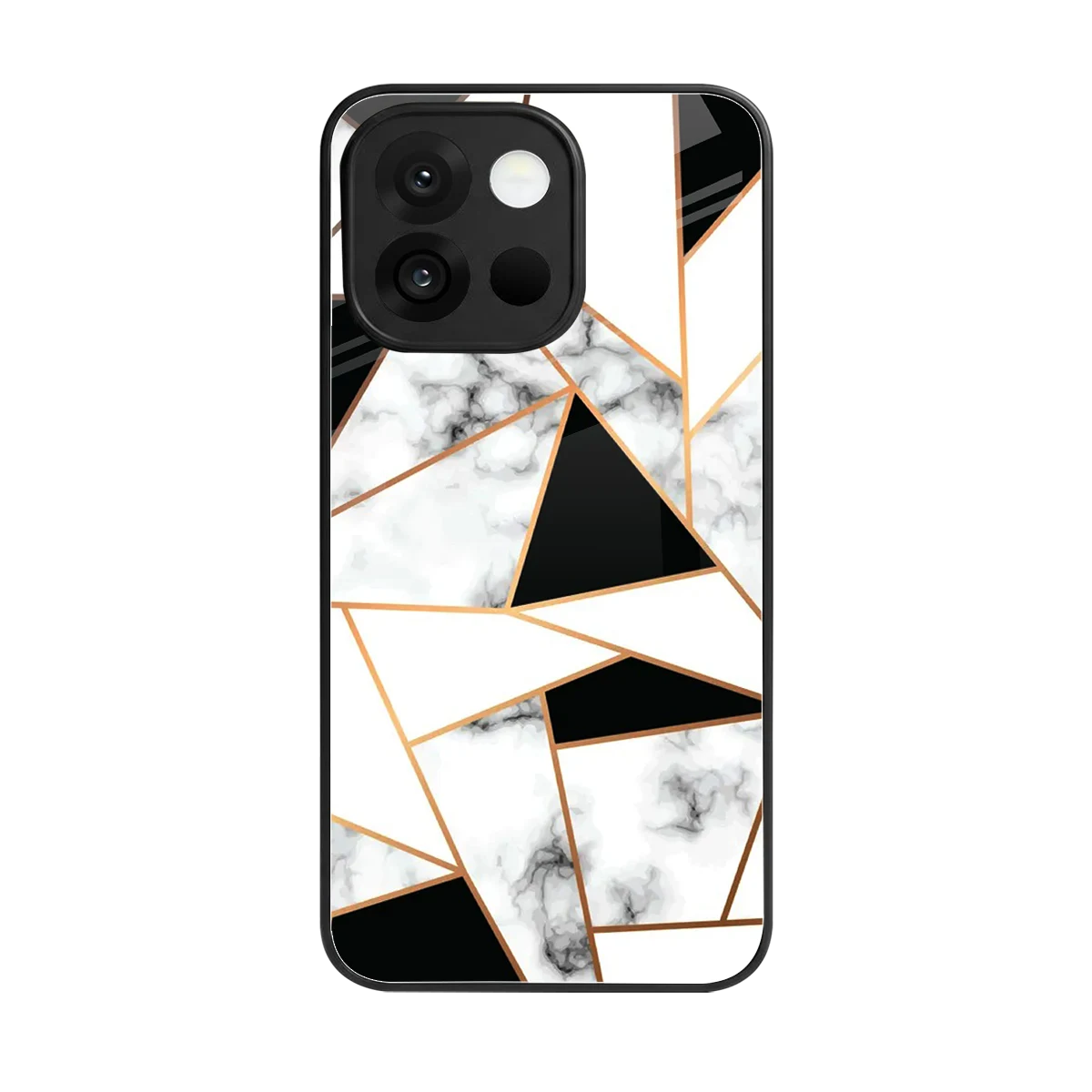 Monochrome Mosaic back phone cover | glass case for oneplus 13s