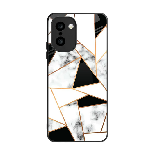 Monochrome Mosaic back phone cover | glass case for oneplus 15r