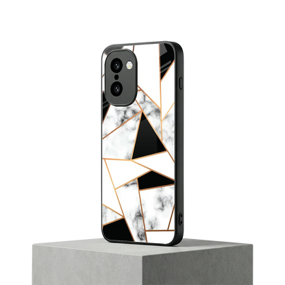 Monochrome Mosaic oneplus 15r mobile cover | shockproof glass phone case