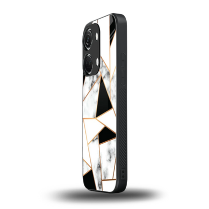 Monochrome Mosaic oneplus nord 3 mobile cover | shockproof glass phone case