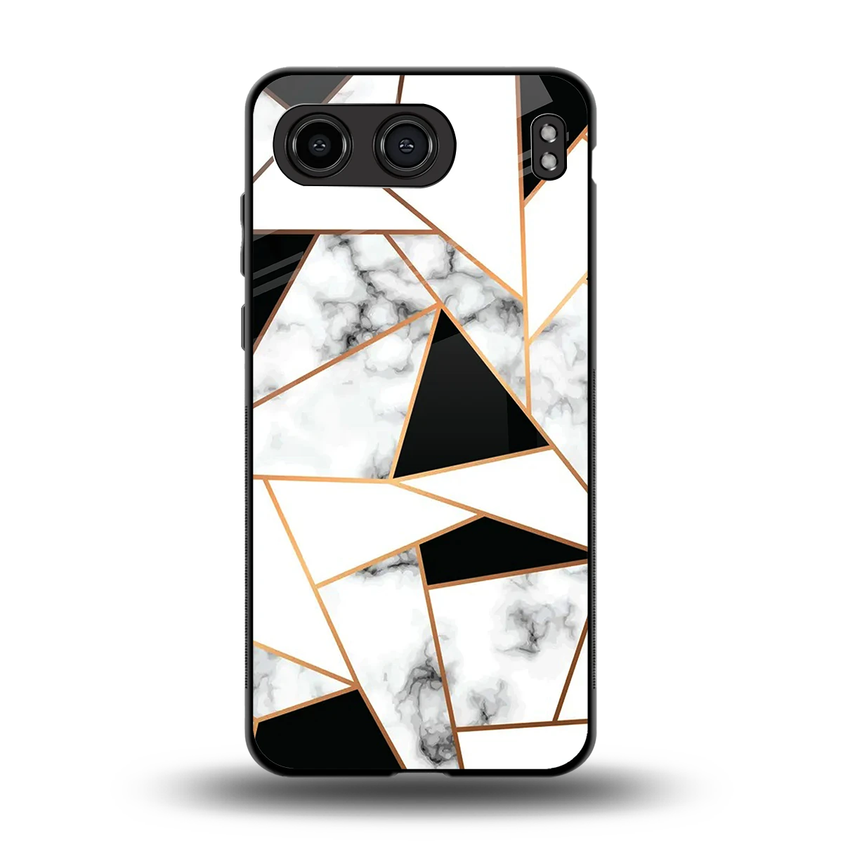 Monochrome Mosaic back phone cover | glass case for oneplus nord 4