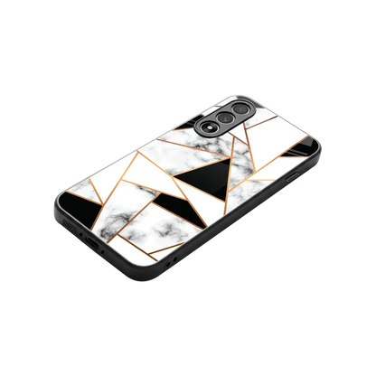 Monochrome Mosaic stylish phone case for oneplus nord 5 | glossy glass and slim fit
