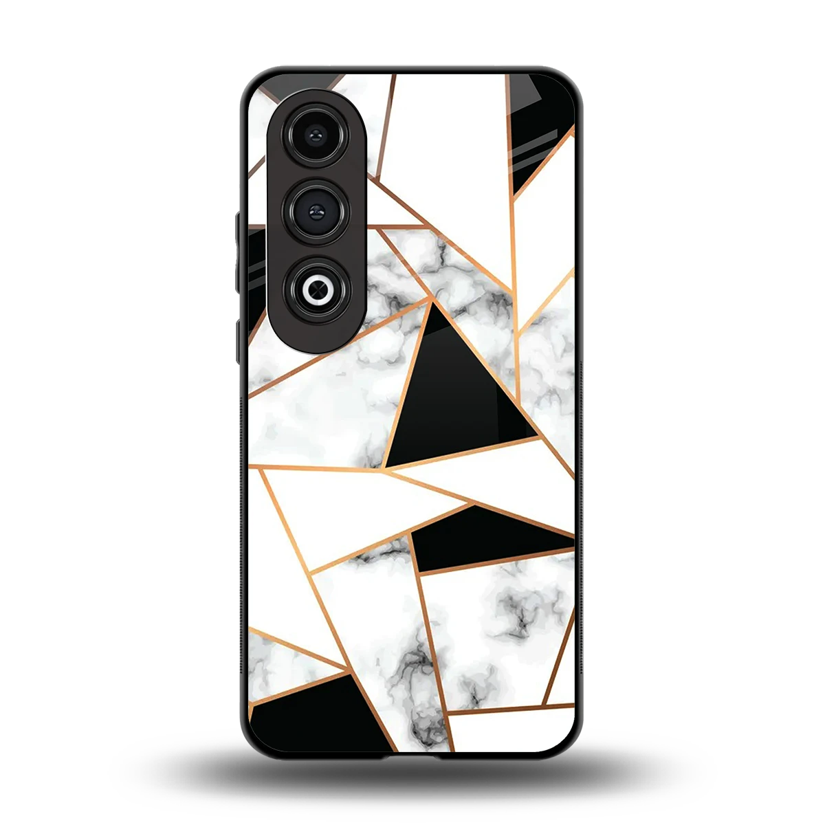 Monochrome Mosaic back phone cover | glass case for oneplus nord ce 4