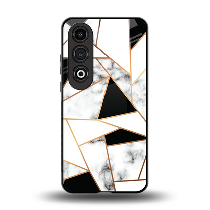 Monochrome Mosaic back phone cover | glass case for oneplus nord ce 4
