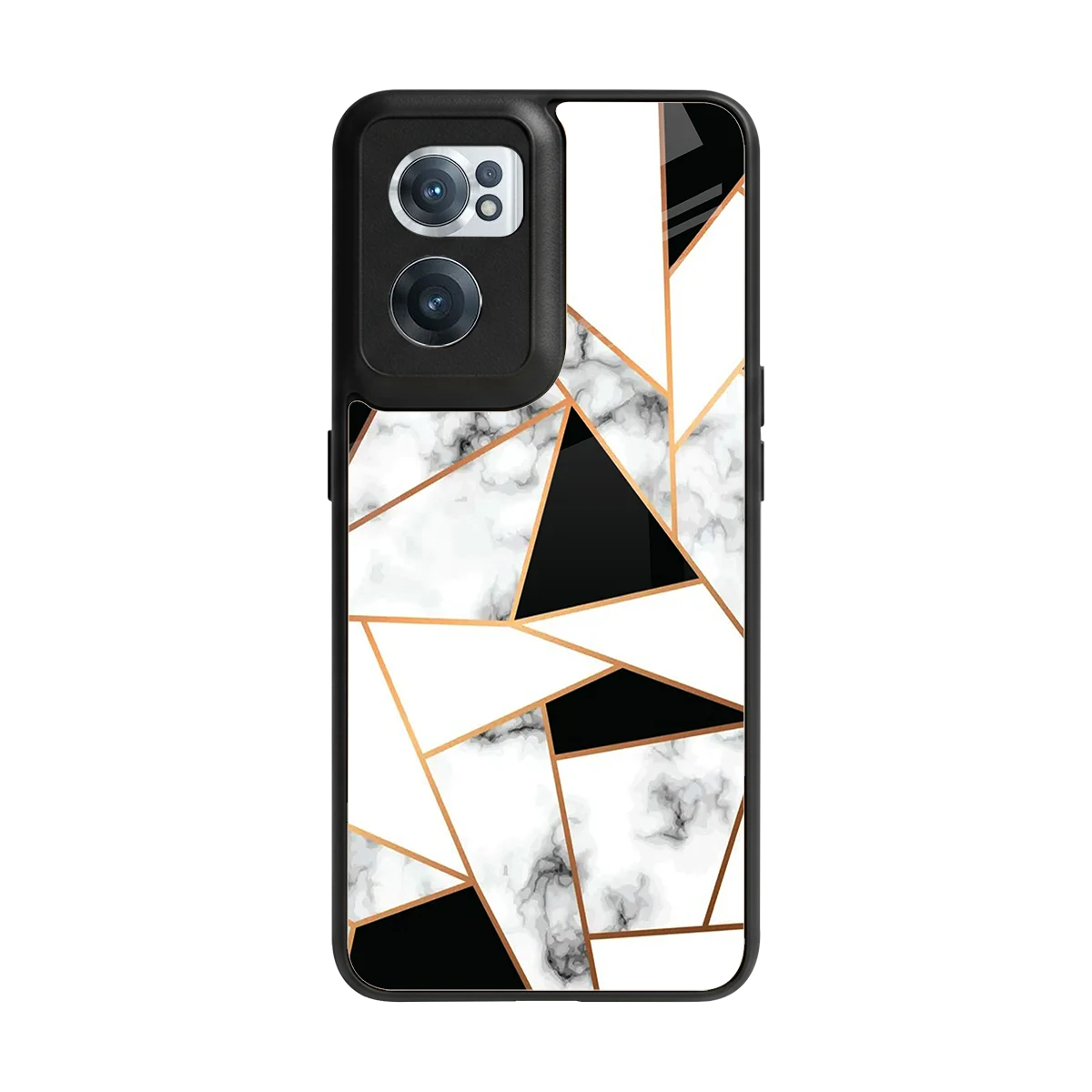 Monochrome Mosaic back phone cover | glass case for oneplus nord ce 2