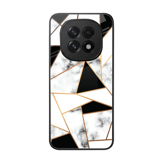 Monochrome Mosaic back phone cover | glass case for oppo f29 5g