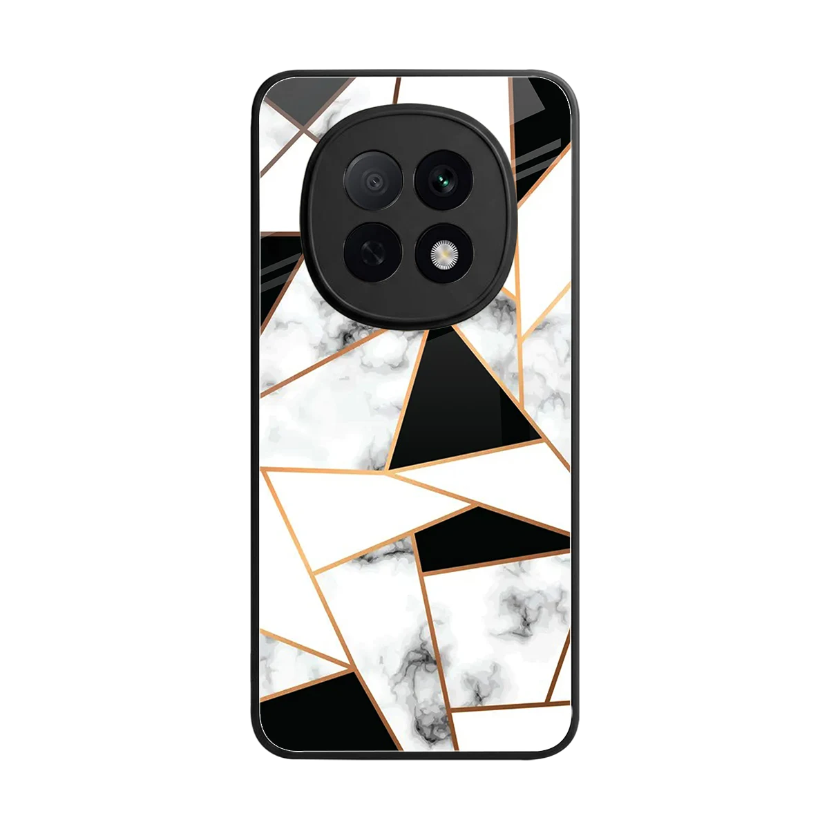 Monochrome Mosaic back phone cover | glass case for oppo f29 pro 5g