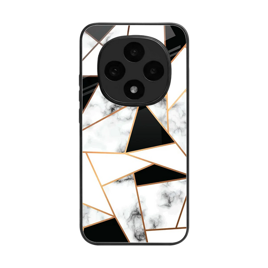 Monochrome Mosaic back phone cover | glass case for oppo f31 pro 5g