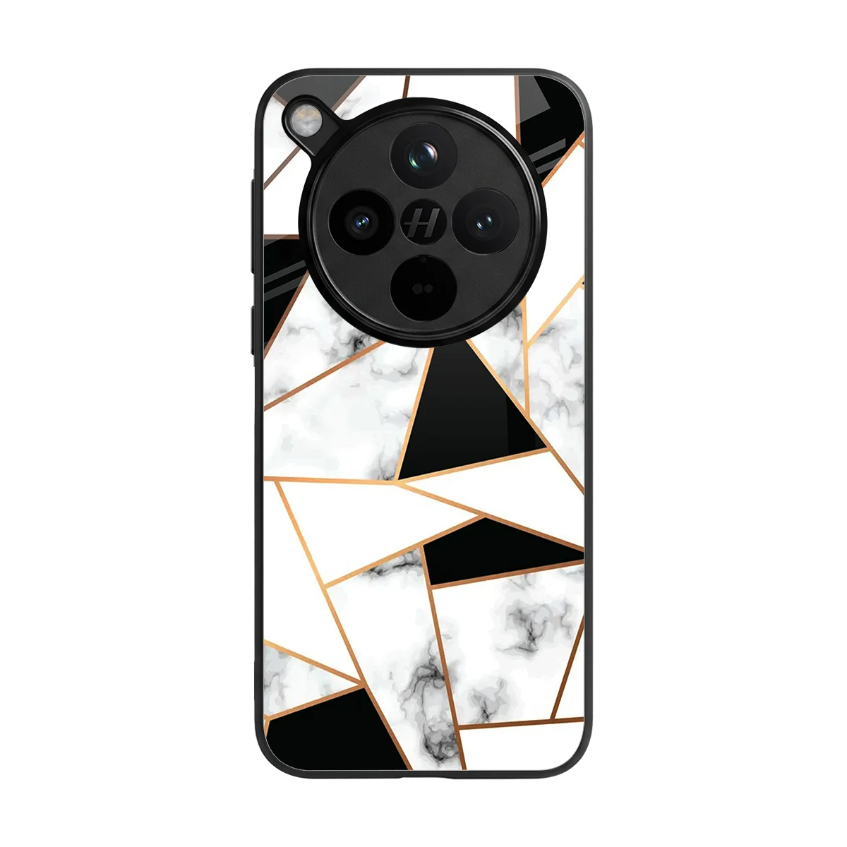 Monochrome Mosaic back phone cover | glass case for oppo find x8