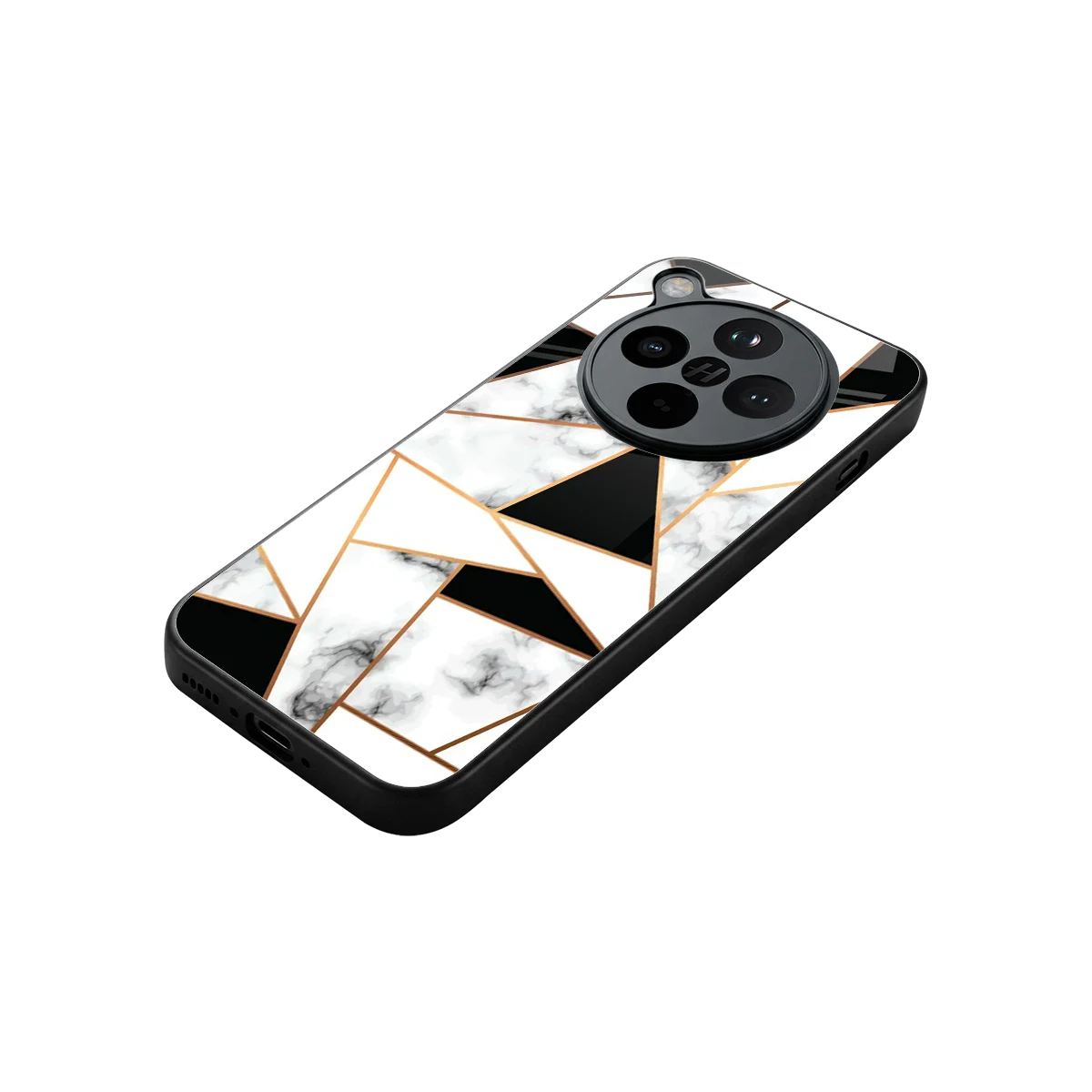 Monochrome Mosaic stylish phone case for oppo find x8 | glossy glass and slim fit