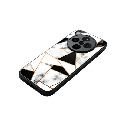 Monochrome Mosaic stylish phone case for oppo find x8 | glossy glass and slim fit