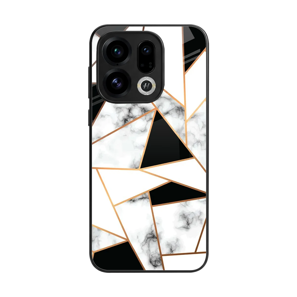 Monochrome Mosaic back phone cover | glass case for oppo find x9