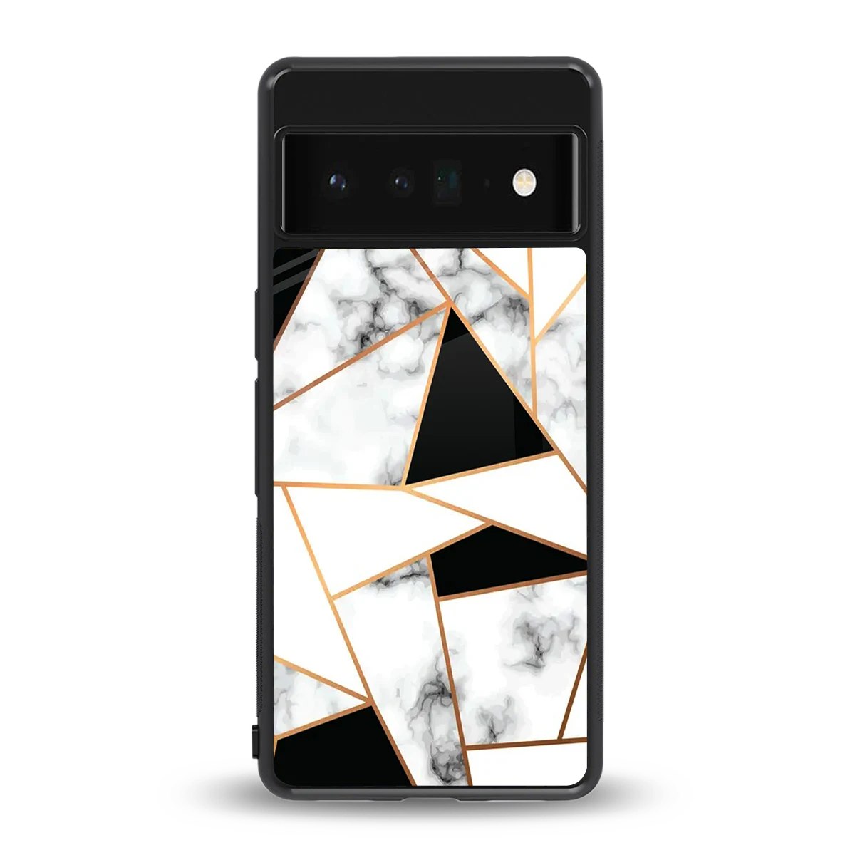 Monochrome Mosaic back phone cover | glass case for google pixel 6 pro